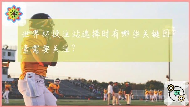 世界杯投注站选择时有哪些关键因素需要关注？